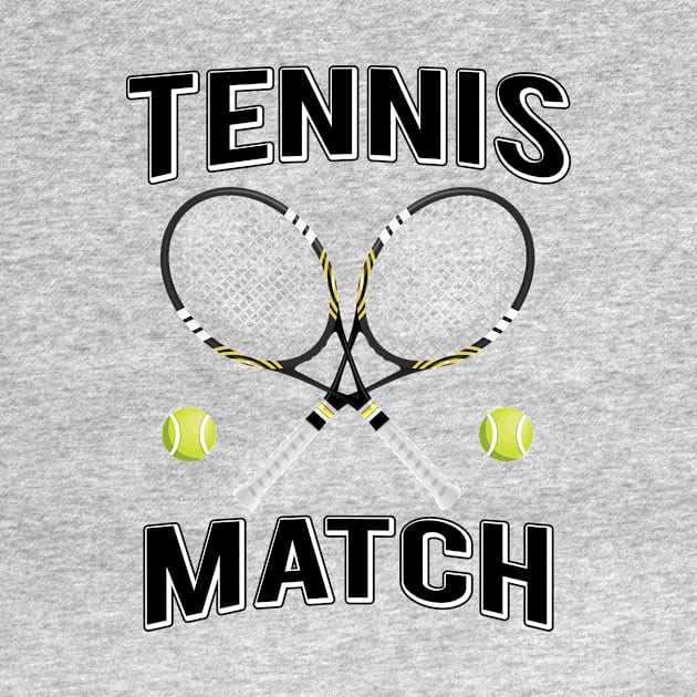 Tennis Match - Cool Tennis Design by Hariolf´s Mega Store